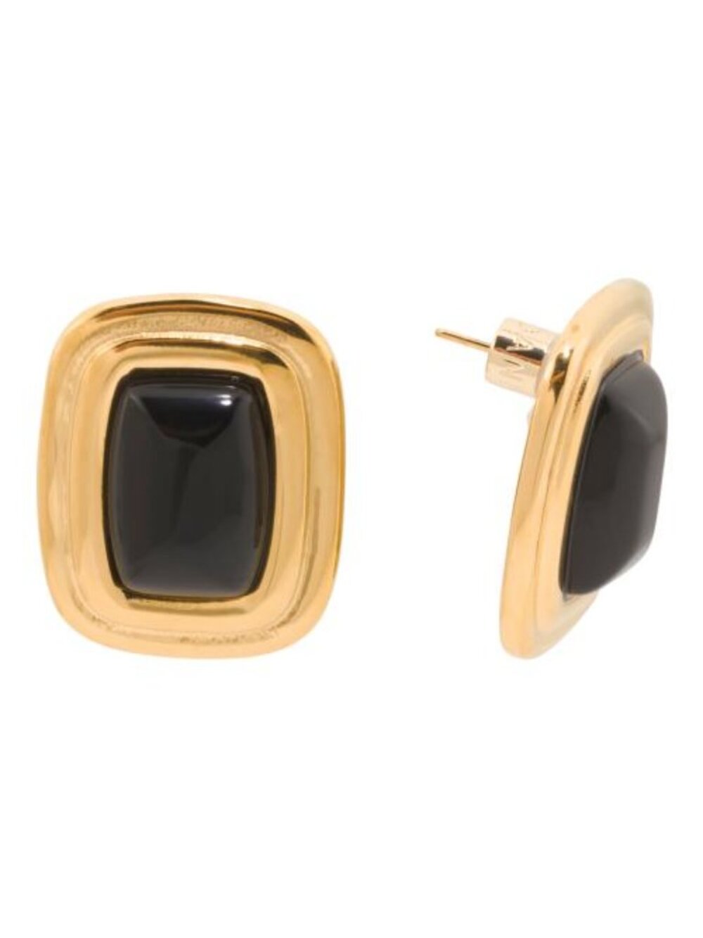 DANNIJO Stella Gold Plated Black Earrings